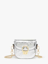 Crossbody Bag Xs Altair Leather Etrier Silver altair EALA081X
