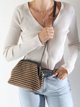 Shoulder Bag Davrina Milano Brown davrina DA24061-vue-porte