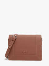 Sac Bandouli�re Rotterdam Cuir Nathan baume Marron mondrian 3