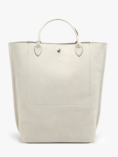 Longchamp Cabas longchamp velours Sacs port� main Beige