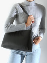 Crossbody Bag Micro Mono Recycled Polyester Calvin klein jeans Black micro mono K612227-vue-porte