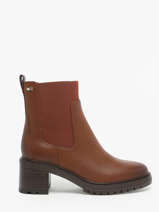 Bottines � Talon Tommy hilfiger Marron accessoires 8163GPK