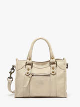 Sac Bandoulire Cow Cuir Basilic pepper Beige cow BCOW72