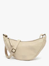 Sac Bandoulire Cow Cuir Basilic pepper Beige cow BCOW73