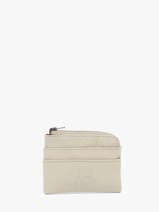 Porte-monnaie Cow Cuir Basilic pepper Beige cow BCOW99