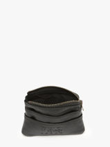 Coin Purse Cow Leather Basilic pepper Black cow BCOW99-vue-porte