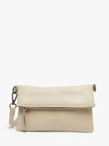 Sac Bandoulire Cow Cuir Basilic pepper Beige cow BCOW75