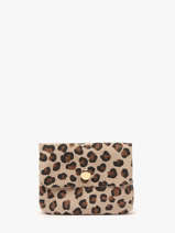 Coin Purse Velvet Leopardo Leather Milano Multicolor velvet leopardo VL23092