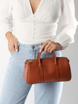Longchamp Daylong Sacs port� main Marron-vue-porte