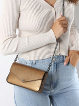 Sac Bandoulire Caviar Cuir Milano Marron caviar CA240612-vue-porte