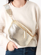 Sac Banane Miniprix Noir sangle 1-vue-porte