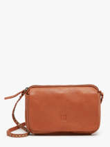 Sac Bandouli�re Leather Cuir Biba Marron leather BET6L