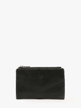 Wallet Vintage Leather Mila louise Black vintage 3760XC
