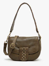 Shoulder Bag Heritage Leather Biba Green heritage COD1L