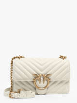 Sac Bandouli�re Love Bag Quilt Cuir Pinko Beige love bag quilt A0GK