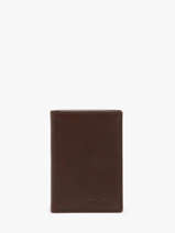 Card Holder Gary Leather Le tanneur Brown gary TRA3514
