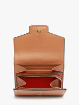 Wallet Angele Leather Lancel Brown angele A13161-vue-porte