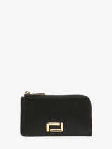 Leather Angle Card Holder Lancel Black angele A13158