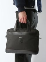 Longchamp Boxford Serviette Noir-vue-porte