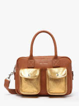 Satchel Dore Leather Paul marius Blue dore DANDSDOR