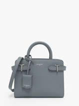Sac  Main S Emilie Cuir Le tanneur Bleu emily TEMI1600