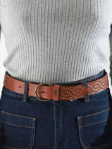 Belt Biba Brown accessoires ATO1A-vue-porte