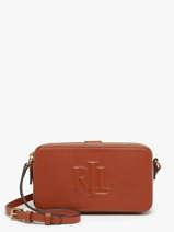 Sac Bandoulire Anstey Cuir Lauren ralph lauren Marron anstey 32951475