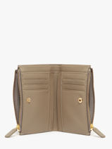 Wallet Vintage Leather Nat et nin Beige vintage SANDY-vue-porte