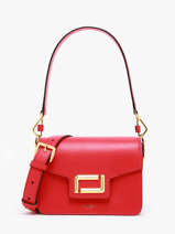 Shoulder Bag Angele Leather Lancel Red angele A13147