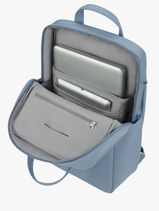 Backpack With 15" Laptop Sleeve Samsonite Blue 4 pack 151629-vue-porte