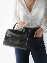 Sac Port Main Emie Cuir Le tanneur Noir emie TEMI16M1-vue-porte