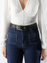 Ceinture Lauren ralph lauren Noir elmswood 12942212-vue-porte