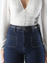 Belt Elmswood Lauren ralph lauren Blue elmswood 12912038-vue-porte