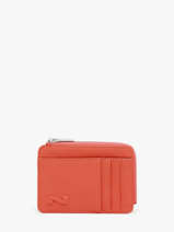 Porte-monnaie Avec Porte-cartes Cuir Nathan baume Orange original n 217N