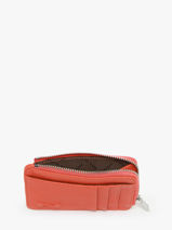 Porte-monnaie Avec Porte-cartes Cuir Nathan baume Orange original n 217N-vue-porte