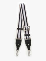 Bandoulire De Sac Signature Nathan baume Noir n strap 1