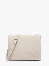 Sac Bandouli�re Brugge Cuir Nathan baume Beige n city 2