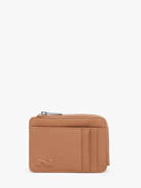 Leather Original N Coin Purse With Card Slots Nathan baume Brown original n 217N