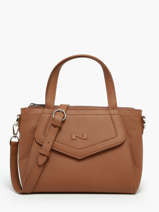 Sac  Main Cacao Cuir Nathan baume Marron candy 6