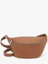 Sac Banane Large Derby Bis Cuir Nathan baume Marron n city 22