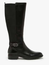 Bottes Cavalires En Cuir Tamaris Noir women 43