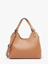 Sac  Main Caviar Cuir Milano Marron caviar CA24067