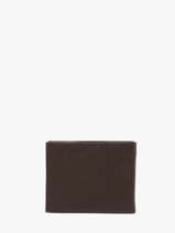 Wallet With Coin Purse Essentiel Leather Miniprix Brown essentiel 8875
