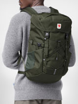 1 Compartment Backpack With 15" Laptop Sleeve Fjallraven Green skule 23350-vue-porte