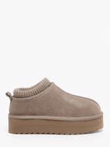 Boots Eggy Platform Colors of california Beige accessoires CYWPLA09