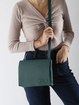 Leather Brugge Crossbody Bag Nathan baume Orange n city 2-vue-porte