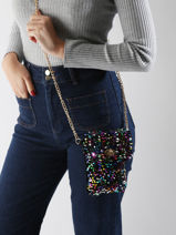 Ccrossbody Phone Case Miniprix Multicolor ciao boum 659-vue-porte