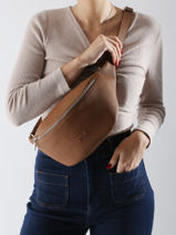 Leather Large Derby Bis Belt Bag Nathan baume Brown n city 22-vue-porte