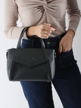 Leather Cacao Top-handle Bag Nathan baume Gray candy 6-vue-porte