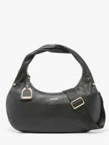Sac Port� �paule Babyatoutprix - Lucie Cuir Etrier Noir babyatoutprix - lucie ELUC129M